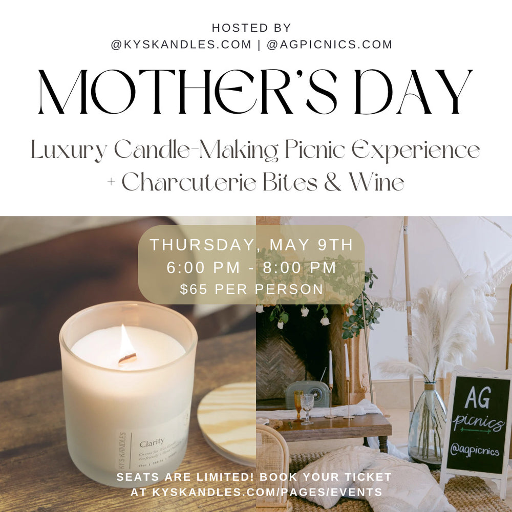 Mother’s Day Luxury Candle Making Picnic Experience